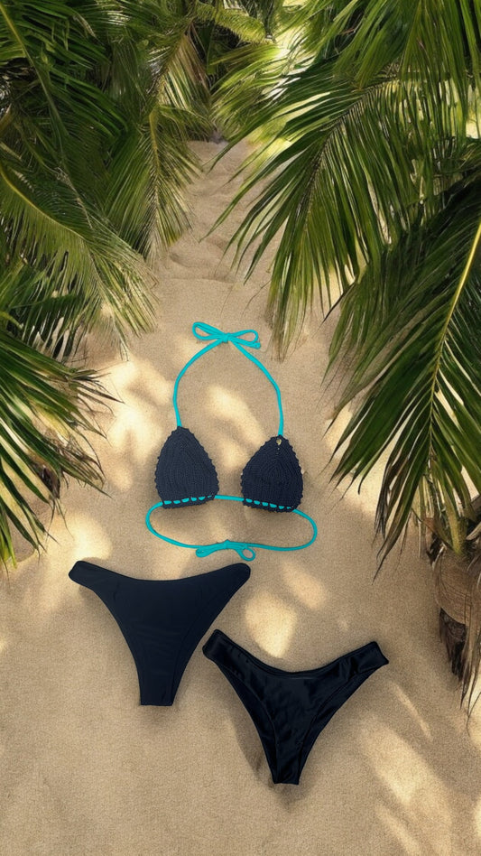 Crochet Essence - Black Turquoise