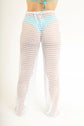 Pantaloni Crochet - White