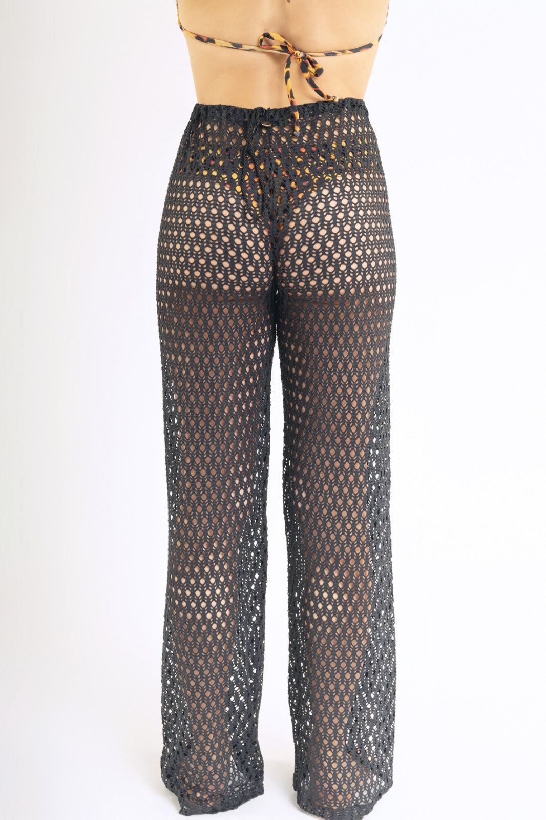 Pantaloni Crochet - Black